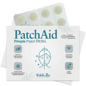 Pimple Patch Ultra – 48 Invisible Hydrocolloid Patches with Tapered Edges