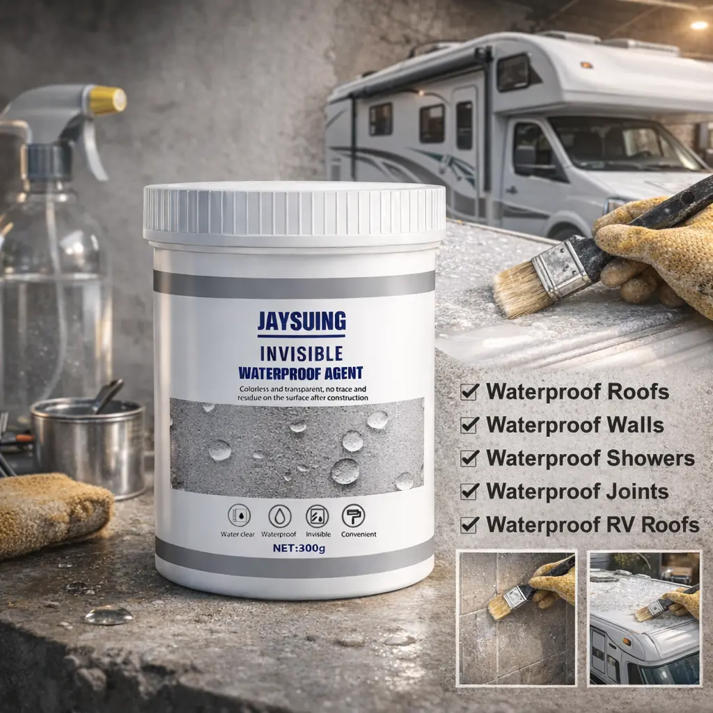 300g Invisible Waterproof Sealant for Motorhome RV Roof Repairs, Car Trunk Leak Fixes, Seals Gaps Between Roof Panels & Bathroom Wall-Tile Cracks Instantly