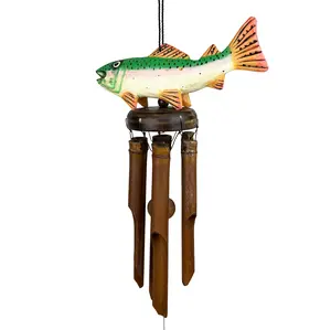 Bobbo from Songbird Essentials Trout Bamboo Wind Chime