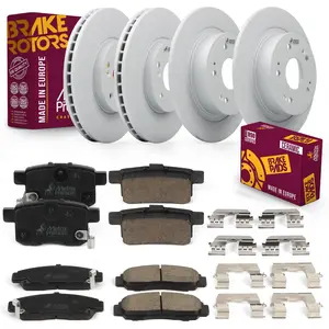 6 PC Front & Rear Brake Rotor & Ceramic Disc Brake Pad Kit 96195MT