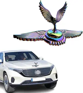 3D Flying Eagle Logo Car Hood Ornament,Colorful Metal Hood Ornaments for Trucks Auto