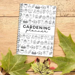 Garden Cleaning Plan Book, Spiral Bound Planner, Essential Gardening Tool for Organized Maintenance, Perfect for Gardeners Seeking Efficiency