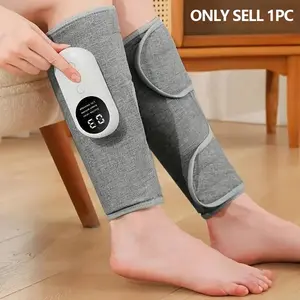 Leg Massager with Heating and Compression USB Type-C Rechargeable Portable Pain Relief 9 Modes 3 Intensity Levels Hand-like Kneading for Restless Legs Syndrome Top Christmas Gift Choice(1 unit)