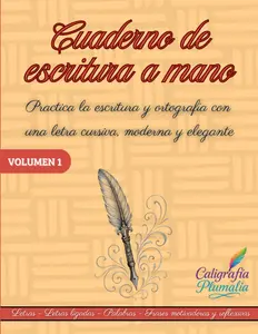 Cuaderno de Escritura a Mano para Adultos y Adolescentes: Cuaderno de caligrafía de práctica de escritura con letra cursiva, elegante y moderna. Con ... consejos y mucho más. (Spanish Edition)