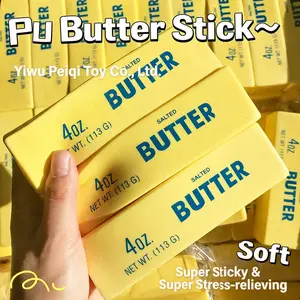 Slow Rising Butter Stick Bar Brick Squishy Toy| Anti Stress Release Squeeze Fidget Toy| Hand Relax Gift Toy for Kids