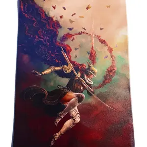 Custom Handmade Elden Inspired 8x11.9 in Malenia Miquella Videogame Tin Wall Poster Decor - Video Game Wall Art