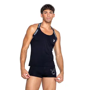 PBLI140 - Playboy Mens Tuxedo Modal Tank