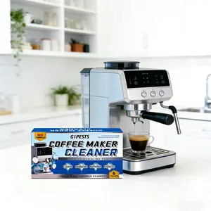 Universal Coffee Maker Descaler Tablets - 6Pack, Deep Scale Remover & Cleaner for Home Office Coffee Machines Stainless Steel Grill and Cookware Scrubber