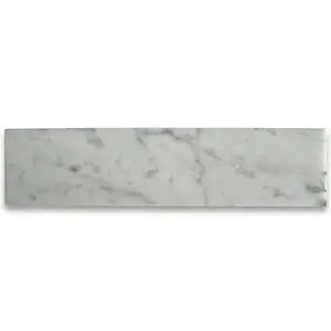 Luna Bianco 3x9 Subway Tile Polished & Honed
