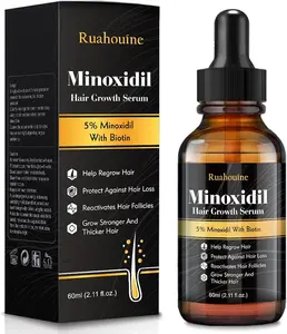 5% Minoxidil Biotin Hair Growth Serum Oil for Men and Women, Prevents Hair Loss and Thinning, 2.11 fl.oz Haircare Comfort Hairgrowth Treatment