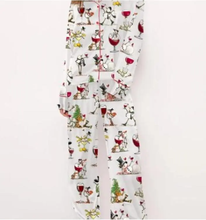 Winey Snowman Pajama Set