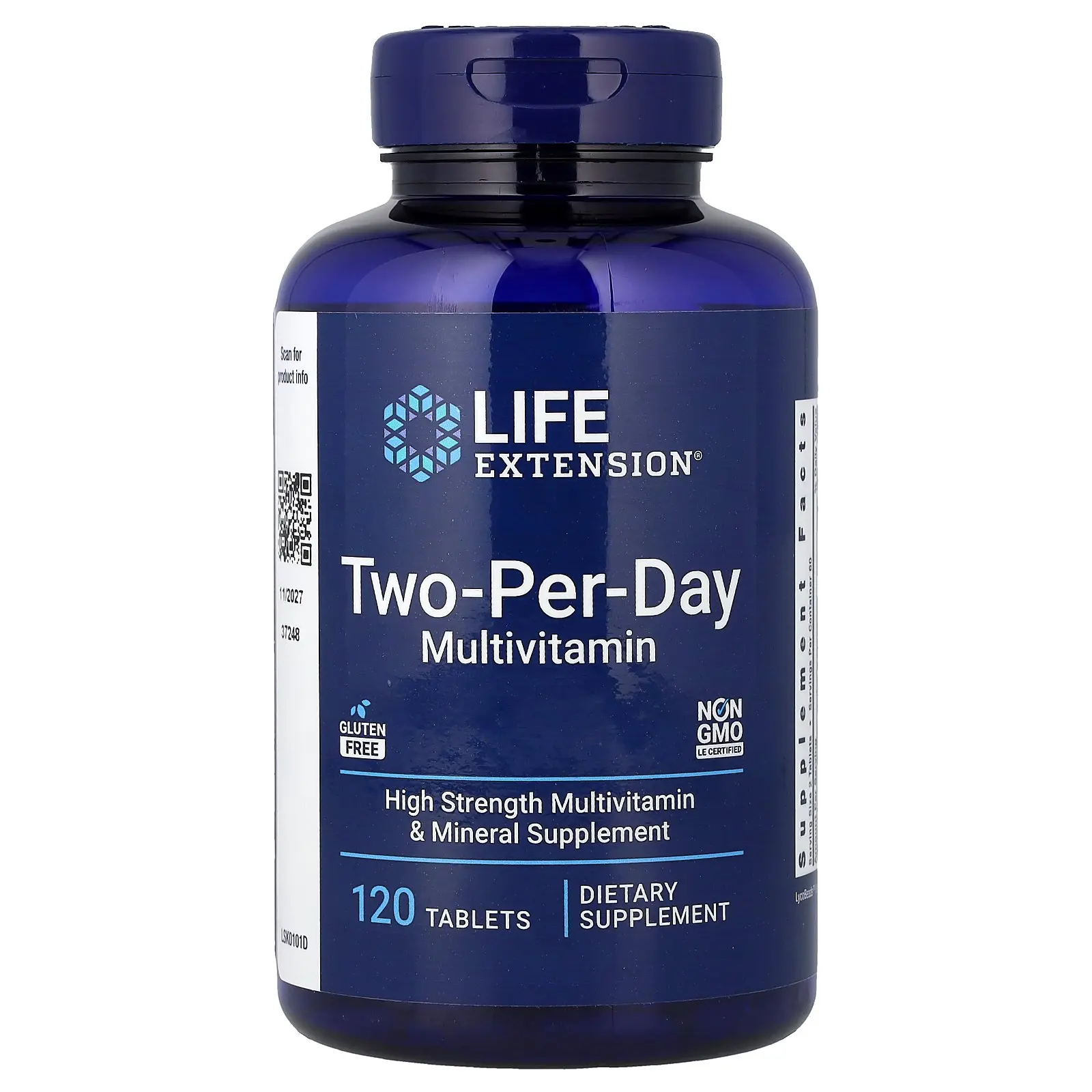 Life Extension Two-Per-Day Multivitamin, 120 Tablets