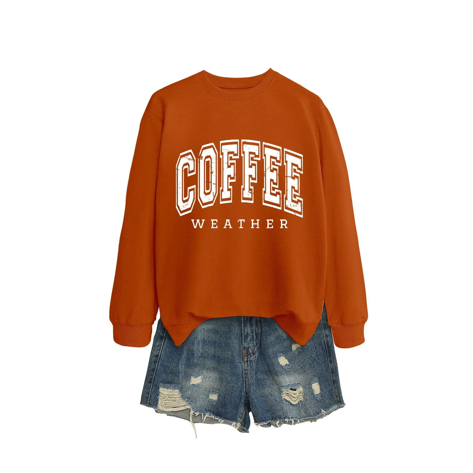 Jiaoorange sweatshirt (white color pictu