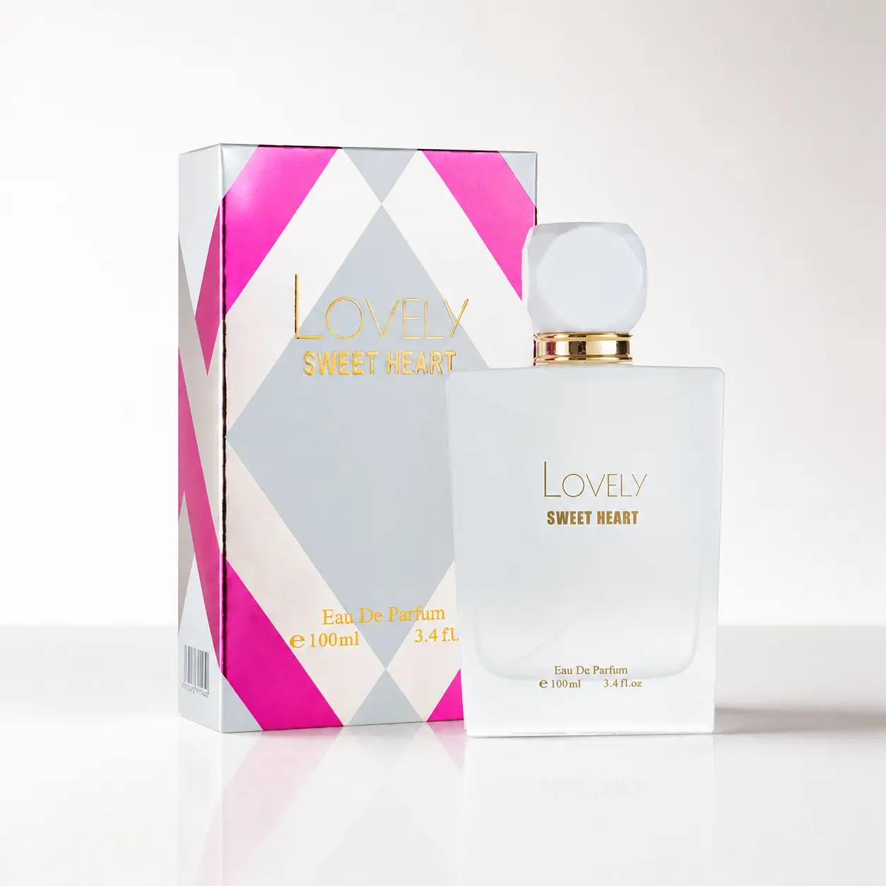 LOVELY SWEET HEART Unisex Perfume, Long Lasting Natural Spray 100ml, Fruity Mossy Woody, Vanilla Perfumes for Women & Men, Elegant Soft Romantic Fresh Summer Fragrance, Perfect for Daily Commute, Date Night, Dinner & Travel, Ideal Holiday Birthday Gift