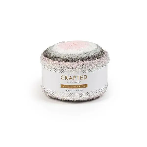 Cupid's Pinwheel Light Weight Yarn - Cloud-Like softness, Self striping color array, Weight 3 - Perfect for baby blankets, sweaters and more - Crafted by Catherine