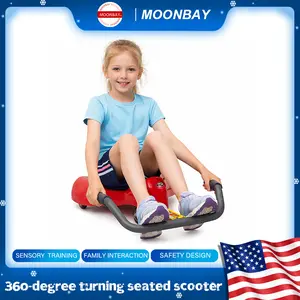 Wiggle Car Ride-On Toy for Kids, Kid-Powered No Pedal No Motor Roller Racer, ZigZag Motion Sit Scooter, Indoor Outdoor Fun Toy