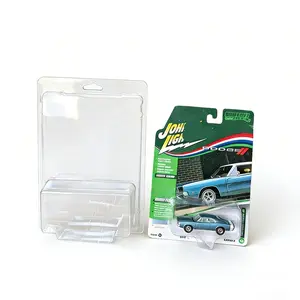 1:64 Scale Diecast Blister Protector Case, Crystal Clear PET Card Protector for Hot Wheels, Matchbox, Johnny Lightning, Auto World, UV Resistant Anti-Scratch Display Cover
