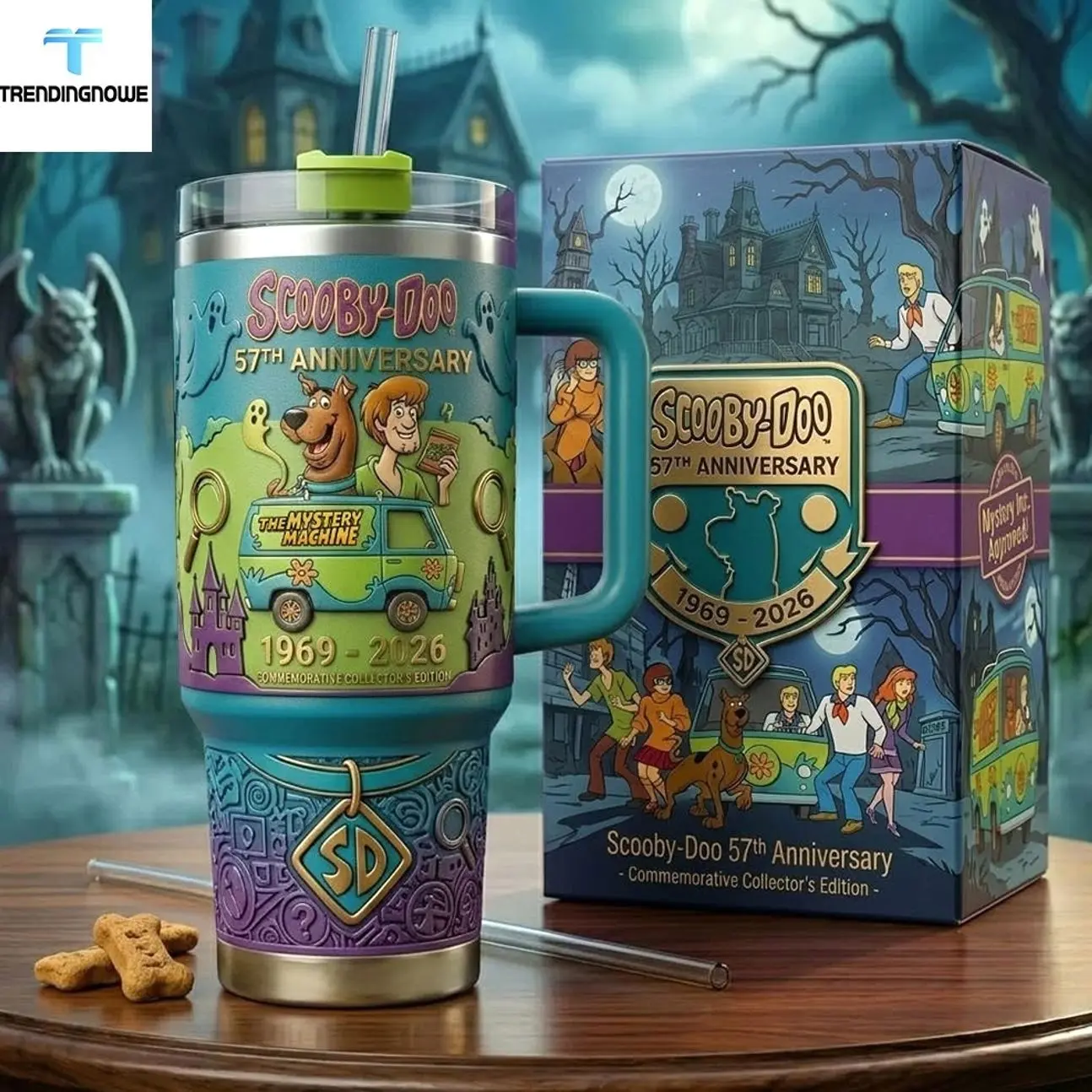 Limited Edition Scooby Doo 57Th Anniversary Commemorative 40Oz Tumbler