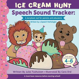 Ice cream Hunt: Speech Sound Tracker: Speech Therapy