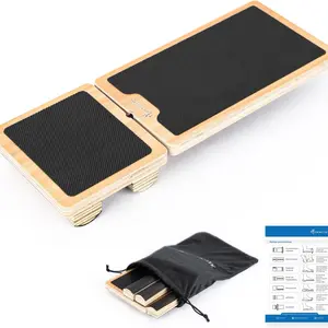 Wooden Ankle Strength Trainer - Non-Slip Stability Equipment for Home Gym | Balance & Rehabilitation Workout Tool Fitness Workout Platform