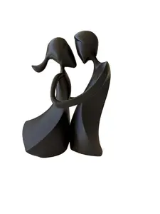 Raivolution Abstract Art Couple in Love 3D Printed PLA Plastic Statue Minimalist Design Eco Friendly Modern Decor