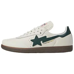 Adidas Samba 'World Cup' x BAPE Men's Round Toe Laces All Seasons Classic Sneaker with Camo Design & Premium Leather Upper