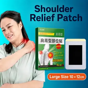 Specialized adhesive patch for shoulder inflammation; pain relief patch for shoulder fluid buildup; arm sleeve injury—difficulty lifting arms; medical-grade pain relief patch