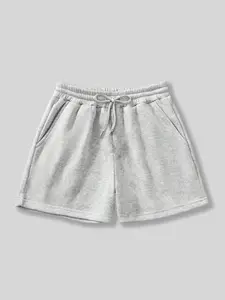 Women's Summer Elastic Waist Sport Shorts, Casual Leopard Pattern, Loose-Fitting, Daily Wear, Home & Outdoors, Simple Style