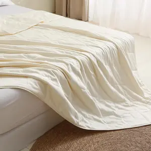 Lightweight Quilt Blanket for Summer, Viscose from  Fabric & Filling, , Breathable & Machine Washable- ,