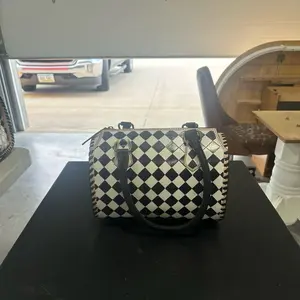 MEDIUM Speedy Bag Black/White Checkered Pattern for Women