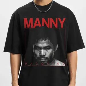 Vintage 90S Graphic Style Manny Pacquiao T-Shirt, Pacquiao Sweatshirt, Retro Professional Boxer Graphic T-Shirt For Man And Women