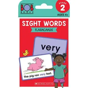 Bob Books - Sight Words Flashcards Phonics, Ages 4 and Up, Kindergarten (Stage 2: Emerging Reader) -- Scholastic, Mixed Media Product