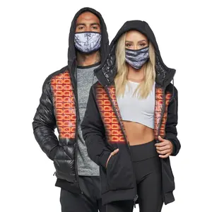 FNDN Reversible Heated Puffy Zip Up