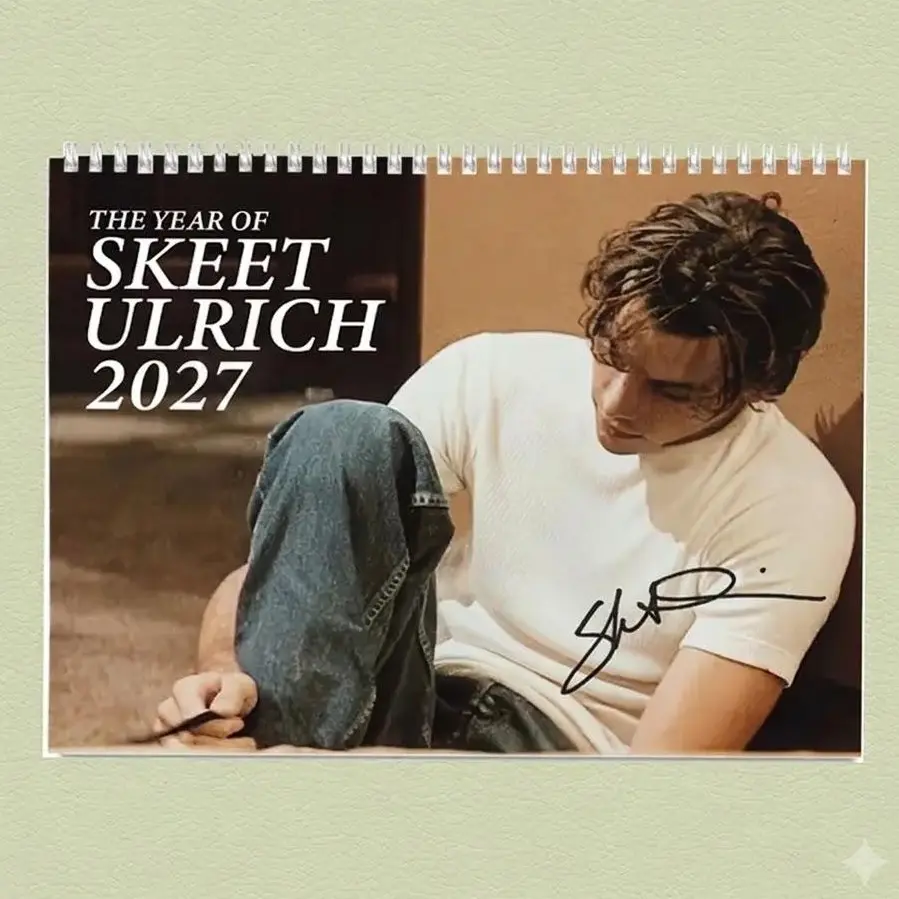 Leon Kenneddy RE9 Art Wall Calendar 2027, Game Boyfriends Leon S.Kennedy Must Have 2027 Calendar, Gift For Game Lover Residentt EviI 2027 Desktop Calendar