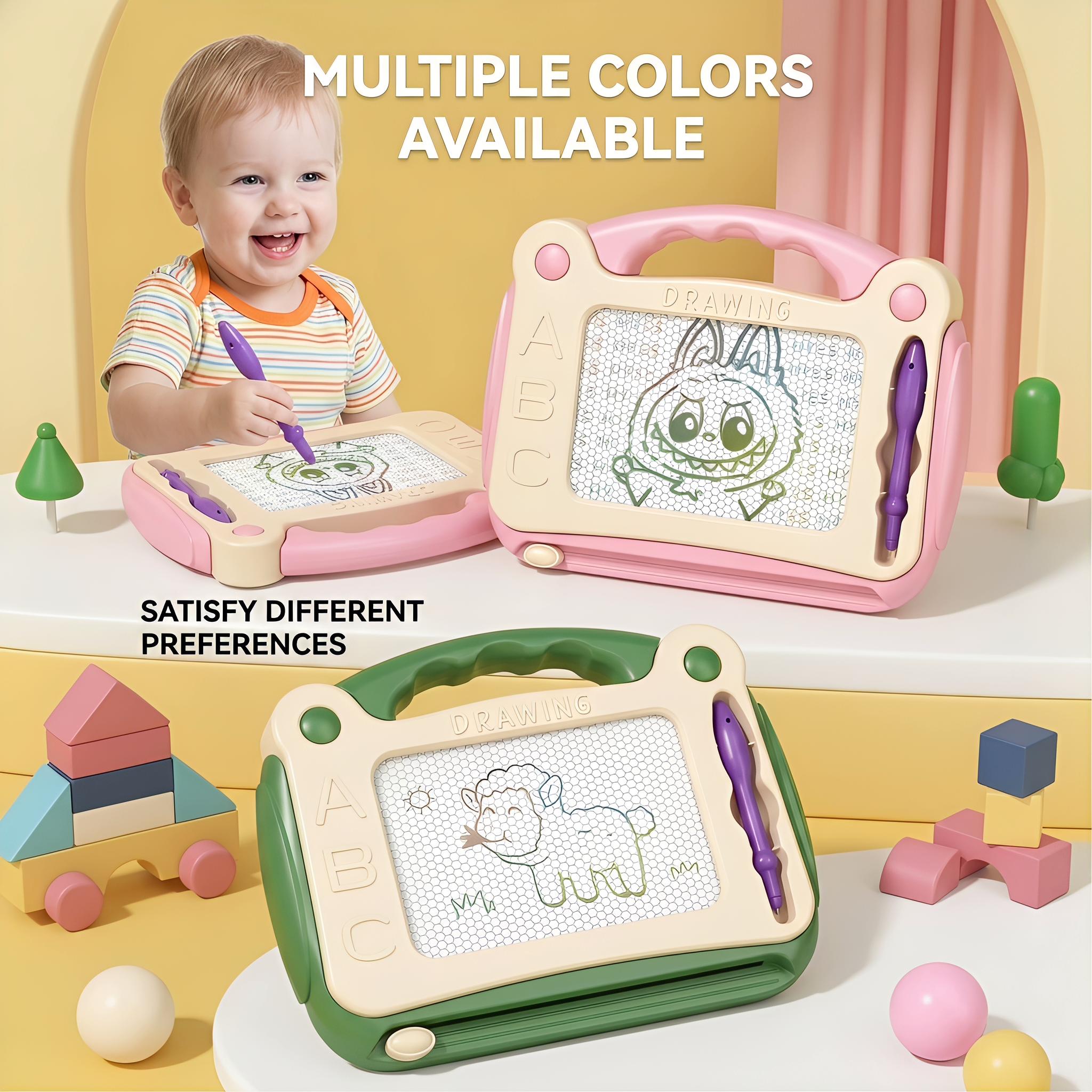 Magnetic Drawing Board for Toddlers Toddler Toys for Age 1 2 3 Boys Girls, Sketch Pad Birthday Easter Christmas Halloween Kids Toy Gifts for Boys and Girls