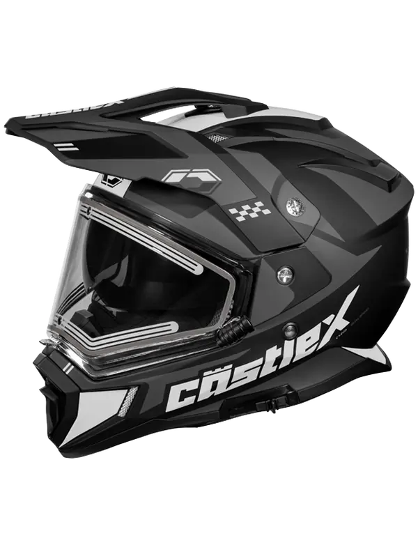 Castle X CX200 D/S Wrath Snowmobile Helmet w/Electric-Lens Shield