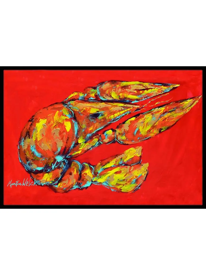 Carolines Treasures MW1151MAT 18 x 27 In. Reach for the Claws Indoor or Outdoor Mat