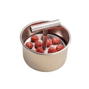 Stainless Steel Meatball Maker for Effortless Preparation, Durable Household Tool for Kitchen & Restaurant Use, Time-Saving Meatball Shaper