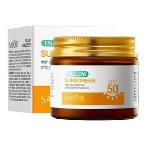 SPF 50 sunscreen—facial and body protection formula, broad-spectrum coverage, lightweight non-greasy texture, waterproof and sweat-resistant for long-lasting wear, no white residue.