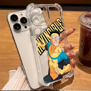 Superhero Invincible Teenager Phone Case Suitable For iPhone 17 Air 16,15,14,13,12,11,Pro,MAX Anti Fall Transparent Soft Back Cover, Shockproof Cover, Stylish Cover, Anime Theme, Highquality Cover, Lightweight Case