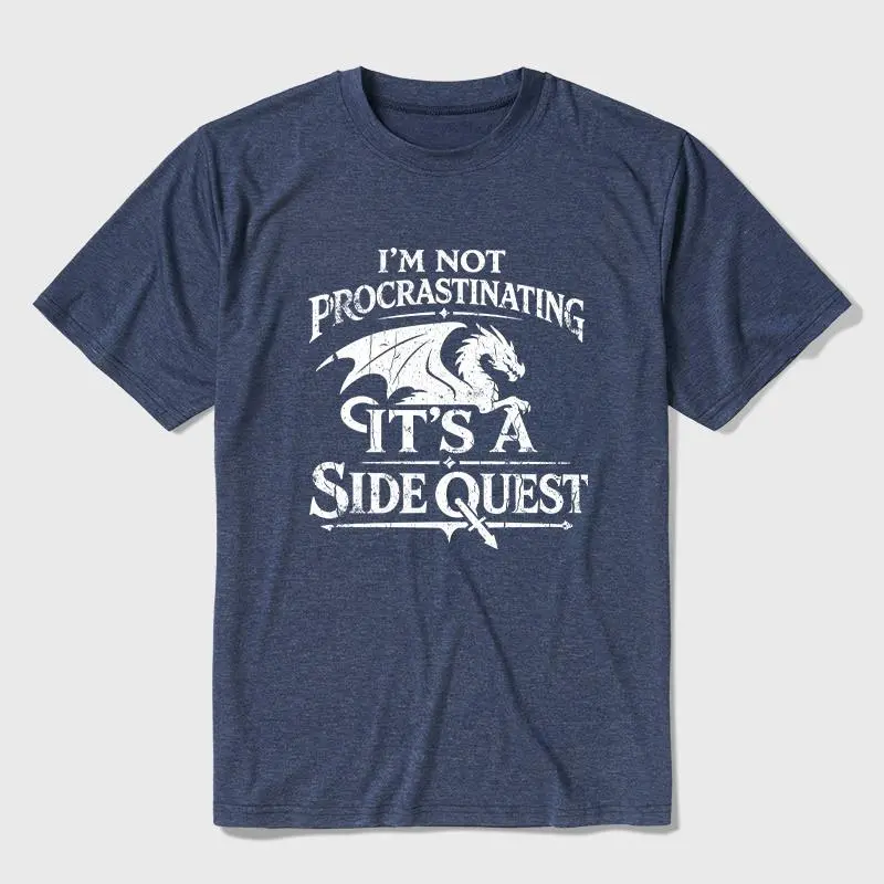 I'm Not Procrastinating It's A Side Quest Ultra Soft Heather Tee