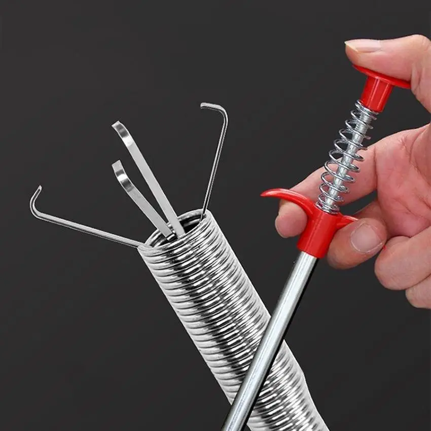 Multifunctional Cleaning Claw, Flexible Sink Snake, Kitchen Drain Cleaning Tool, Drain Block Removal Tool, Easy to Clear Hair Blocking, Home