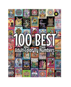 100 BEST Adult Color By Numbers: The best designs from Sunlife Drawing color by number coloring books