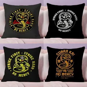C-Cobra K-Kai Snake Cushion Cover Soft Short Plush Fabric Double-Sided Print Organic Breathable Sofa Pillow Case, Home Machine Washable in Perfect for Home Decor Warm Winter Home Child Gift