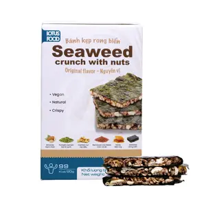 [LOTUS FOOD] Seaweed crunch with nut original flavor 100g tiktokshopspringglowup