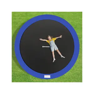 Hot selling styles  SONGMICS Replacement Trampoline Safety Pad Mat 14 Ft 168 Inches Removable Spring Cover UV Tear Resistant Edge Protection Standard Size Cobalt Blue