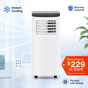 Ice-Cold 8000 BTU Portable Air Conditioner - 5-Min Tool-Free Setup, Ultra Quiet 3-in-1 AC Unit with Remote, Best Electric Bill Saver for Bedroom & Office summervibes