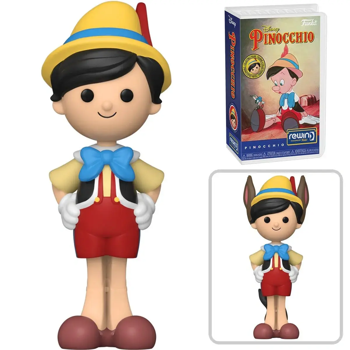 Pinocchio Funko Blockbuster Rewind Vinyl Figure W/Possible Chase Variant