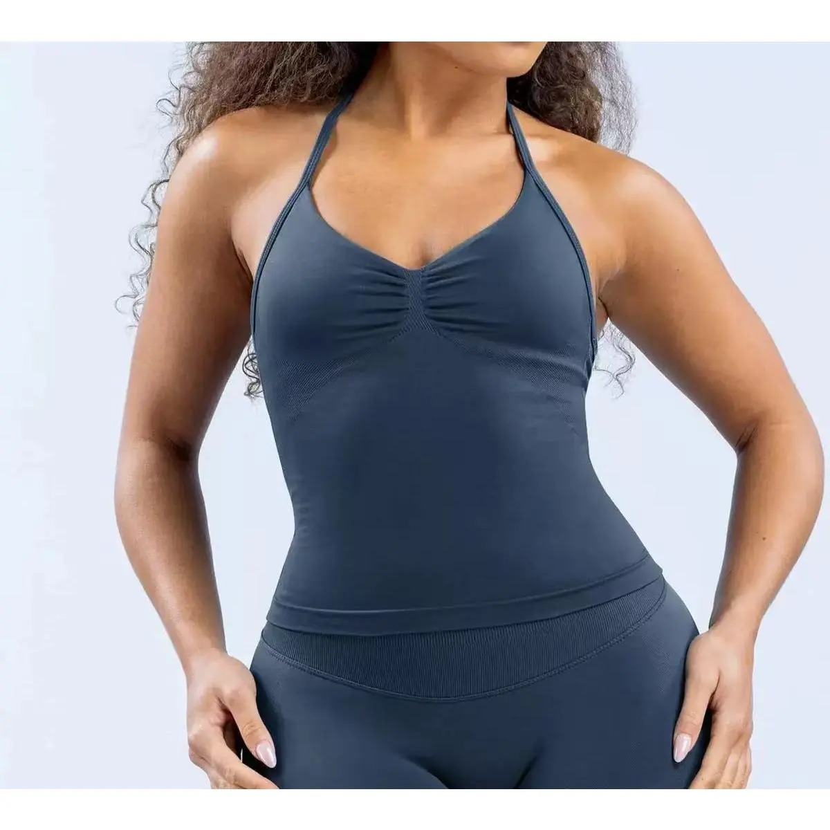 Cami + Shorts ) Shark Gray