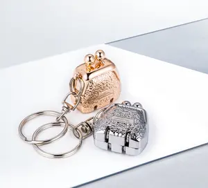 Mini Creative Bag-Shaped Folding Nail Clippers, Purse Bag Portable Travel Size Nail Cutter Keyring Compact Pocket Folding